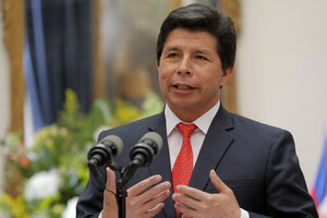 Perú: nuevo intento destituyente en contra de Pedro Castillo (Fuente: AFP)