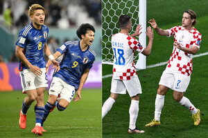 Croacia y Japón se enfrentarán en busca de clasificar a los cuartos de final del Mundial Qatar 2022. (Fuente: AFP)