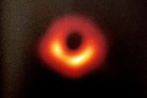 1ª foto de un agujero negro masivo (2019)-Telescopio del horizonte de sucesos.