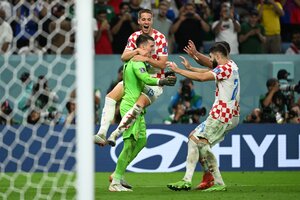 Croacia tuvo a su propio héroe para eliminar a Japón en los penales (Fuente: AFP)