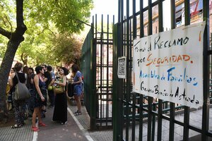 Nueva protesta por el robo a una escuela de Palermo (Fuente: Télam)