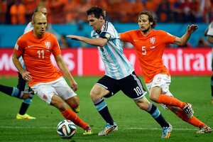Argentina-Países Bajos, una figurita repetida en el Mundial (Fuente: AFP)