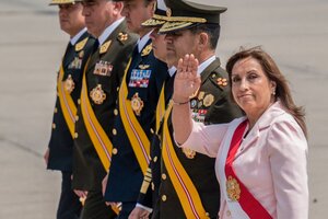 La presidenta de Perú no descarta llamar a elecciones (Fuente: AFP)