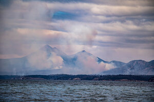 El fuego en Tierra del Fuego ya se extendió por “9.000 hectáreas” y la justicia investiga su origen (Fuente: Télam)