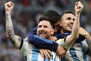 Argentina jugó, sufrió y ganó para llegar a las semifinales del Mundial (Fuente: AFP)