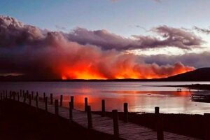 Tierra del Fuego: continúa el incendio forestal en la reserva natural