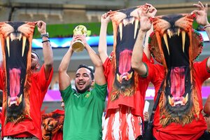 Mundial 2022: los Leones de Marruecos copan Qatar (Fuente: EFE)