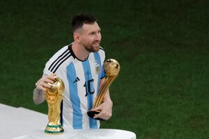 Messi logró su sueño: ser campeón del mundo (Fuente: EFE)