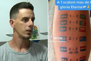 Gonzalo de Santis, el hincha que se tatuó los triunfos de Argentina: "Lo hice por agradecimiento"
