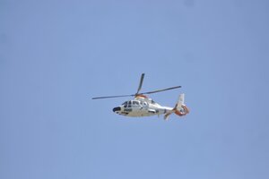 Los jugadores subieron a helicópteros para sobrevolar la Ciudad