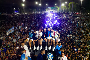 La euforia por la Copa  (Fuente: AFP)