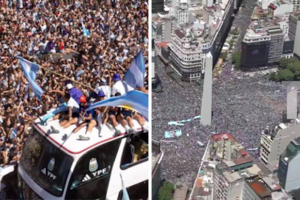 Argentina Campeón del Mundo: así los medios internacionales mostraron el Obelisco colmado de hinchas