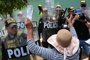 Ya son 24 las víctimas por la represión en las manifestaciones de Perú  (Fuente: AFP)