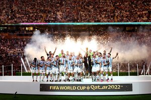 Argentina, pese a ser campeón mundial, quedó segundo en el ranking FIFA 
