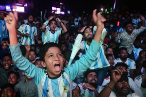 El hincha internacionalista

que nos dejó el Mundial (Fuente: AFP)