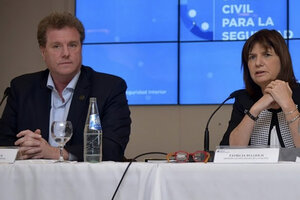 Gerardo Milman junto a la titular del PRO, Patricia Bullrich. (Fuente: NA)
