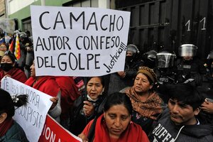Bolivia: movilizaciones en contra y a favor de Camacho (Fuente: AFP)