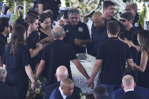 Brasil le da el último adiós a su Rey, Pelé (Fuente: AFP)