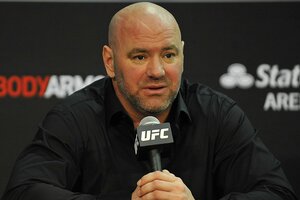 El presidente de la UFC fue captado golpeando a su esposa en un bar de México