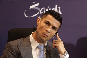 El increíble blooper de Cristiano Ronaldo (Fuente: AFP)