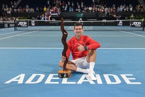 Djokovic volvió a festejar en Australia tras el escándalo pandémico (Fuente: AFP)