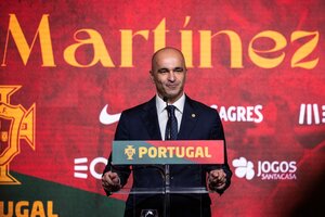 Portugal presentó como DT a Roberto Martínez, que debe decidir sobre Cristiano Ronaldo  (Fuente: AFP)