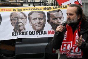 Francia: Macron vuelve a agitar el clima social con su reforma de jubilaciones (Fuente: AFP)