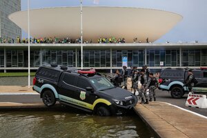 El ataque a la sede del congreso en Brasil: más de medio millón de dólares en daños  (Fuente: AFP)