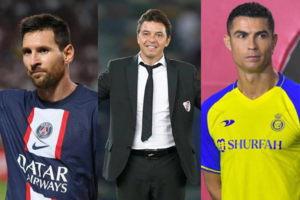 Messi vs Ronaldo y Gallardo: a qué hora juegan y cómo ver PSG vs Riyadh Season Team