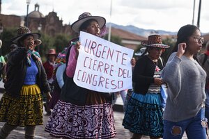 La CIDH observó un ambiente de estigmatización a los que protestan en Perú (Fuente: AFP)