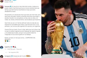 Lionel Messi: "¡Qué hermosa locura que vivimos!" (Fuente: Instagram)