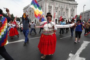 La "toma de Lima" terminó con represión (Fuente: EFE)