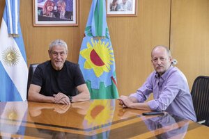 Reunión entre Ferraresi y el jefe de Gabinete provincial