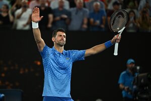 Djokovic acumula 25 triunfos consecutivos en Australia (Fuente: EFE)