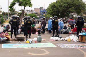 La Defensoría del Pueblo de Perú identificó ilegalidades de la policía (Fuente: AFP)