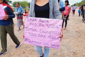 Protestas de comunidades indígenas por la falta de agua 