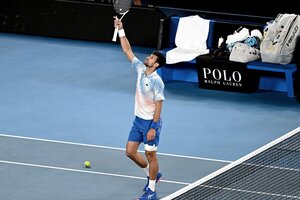 Djokovic acumula 26 triunfos consecutivos en el Abierto de Australia (Fuente: AFP)