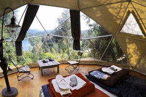 Glamping: estas son las 7 opciones desde Neuquén a Jujuy y Buenos Aires para ir de camping sin carpa