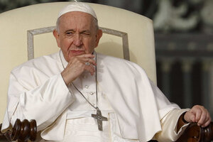 El papa Francisco intentó aclarar sus dichos sobre la homosexualidad (Fuente: EFE)