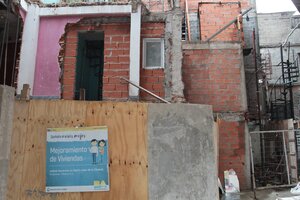 Derrumbe en la villa 31: "Las viviendas siguen inhabitables" (Fuente: Bernardino Avila)