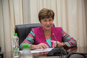 Kristalina Georgieva, directora gerente del Fondo Monetario internacional (Fuente: AFP)