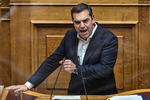 Grecia: el líder de la oposición pidió disolver el Parlamento y convocar a elecciones (Fuente: AFP)