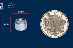 Más ínfima que una moneda de diez centavos: la cápsula potencialmente mortal que se extravió en Australia (Fuente: EFE)