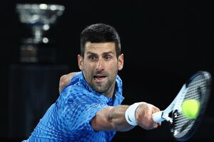 Djokovic dijo que estaba lesionado, pero muchos no le creyeron (Fuente: AFP)
