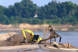 La Justicia ordenó detener la extracción de arena en el Delta entrerriano