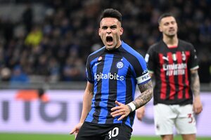 El imparable Lautaro Martínez: Inter venció a Milan con gol del Toro (Fuente: NA)