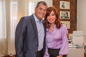 Cristina Kirchner celebró la victoria de la agrupación de Correa en Ecuador