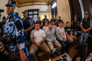 El Tribunal de Dolores llegó a un veredicto condenatorio contra los ocho rugbiers acusados por el crimen de Fernando Báez Sosa. (Fuente: Télam)
