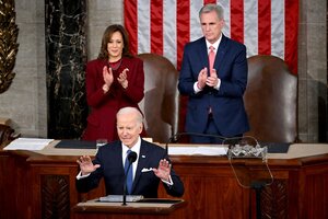 Estados Unidos: Joe Biden habló ante el Congreso con un mensaje de unidad y planes para los "olvidados" (Fuente: AFP)