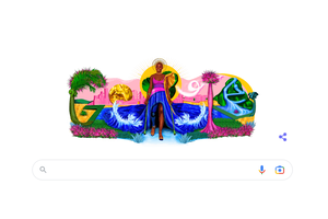Mama Cax estuvo presente en el doodle de Google por el Mes de la Historia Negra.